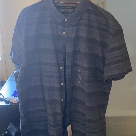 Tommy Hilfiger Blue Shirt, NWT - Picture 2 of 3